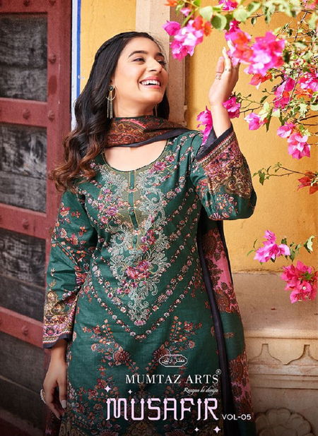 Musafir Vol 5 By Riaz Arts Digital Printed Karachi Cotton Dress Material Wholesale Suppliers In India
 Catalog